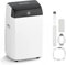 Condizionatore Portatile Clima 10000 BTU -Climatizzatore Senza Unità Esterna, A++ Efficienza, R290 Eco, 4-in-1, Portatile (10000 BTU)