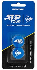 Dunlop ATP Flying D Dampener – Blue – Official Tennis Racket Vibration Dampener 2-Pack – Shock Absorber for Rackets