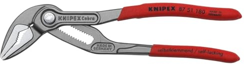 KNIPEX Tools 87 51 180 SBA Cobra ES - Pinza per pompa dell'acqua, 7-1/4