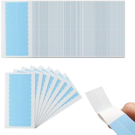 300 unidades de cinta extra fuerte, impermeable, extensiones invisibles | de doble cara para prótesis de cabello, frontal de encaje, pegamento peluca, tira adhesicva, protesis capilar, cortable