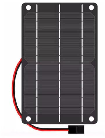 Fegtrtyoa Pannello Solare USB Portatile Flessibile Piccolo 5V 5W Caricabatterie Solare Impermeabile per Telefono