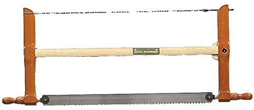 Ulmia Säge (Handsäge) 600/700 mm 270 Zähne, SAW, Holz, Buchenholz Rahmen, Spannsystem aus gedrehtem Draht