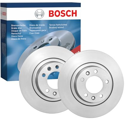 Bosch BD1246 Jeu de 2 Disques de Frein - 290.0 mm - Essieu arrière | Disques ventilés haute teneur carbone - Certifié ECE-R90 - Refroidissement, réduction du bruit et protection anticorrosion