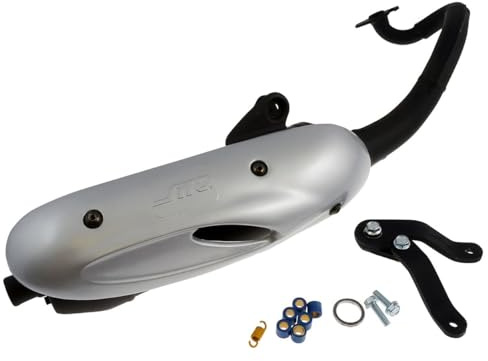 Auspuff Sito Plus Leo Vince kompatibel mit MBK Nitro 50, Motowell Magnet | Roller-Auspuffanlage SITO Plus, Minarelli 2T; kompatibel mit Yamaha Aerox SA14, APRILIA Gulliver 50, MBK Evolis 50 2T AC
