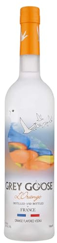 GREY GOOSE L'Orange, vodka francés prémium con aroma de naranja, 40%, 100cl