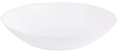 Dajar Zelie Arcoroc - Plato Hondo (Cristal, 20 cm), Color Blanco
