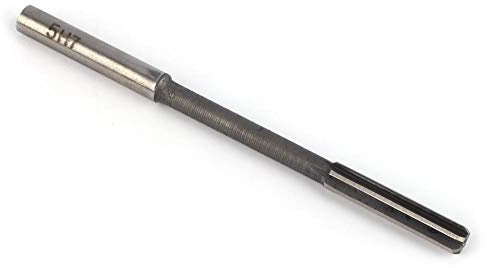 HSS Maschinenreibahle, 5mm Schaft, H7 Auflösung, für Metall, Holz, Kunststoff | Scharfe Schneide für reduzierte Oberflächenrauheit, geringer Reibungswiderstand, Wärmeentwicklung reduziert,