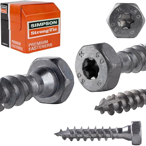 Vis connecteurs SSH Simpson - 50 Vis 10x50 mm
