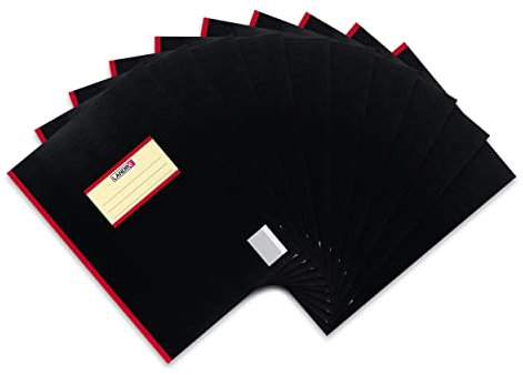 Landré Ober-Schulheft A4, 40 Seiten, Lineatur 26, kariert mit Rand, 10 Stück