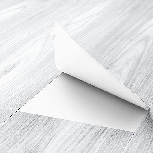 FunStick Piastrelle Adesive Cucina Pavimento Interno PVC Effetto Legno, Paraschizzi Impermeabili, Carta da Parati Autoadesiva, per Mobili Bagno Soggiorni