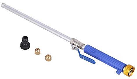 Buachois Hochdruck Power Wasserpistole, Gartenschlauch Bewässerung Sprüher Jet Stab mit 2 Düsen, Gartenbrause Reinigungspistole für Autowäsche, Gartenbewässerung