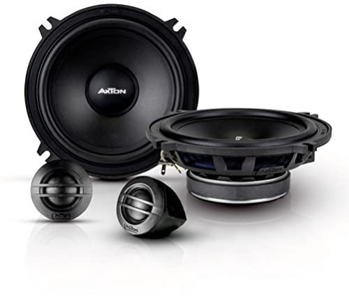 AXTON ATC130S – klangstarkes 13 cm / 5“ Komponenten System, 2-Wege Auto-Lautsprecher mit nur 43 mm Einbautiefe, Soundsystem mit 70 Watt RMS