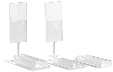 Stofftex Klebeträger Klebeplatten Klemmfix für Plissees in der Glasleiste 4 Stück