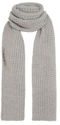 KNIT FACTORY - Carry Schal - Strickschal für Damen und Herren - Bequemer Schal mit Wolle - Hochwertige Qualität - Iced Clay - 200x35 cm
