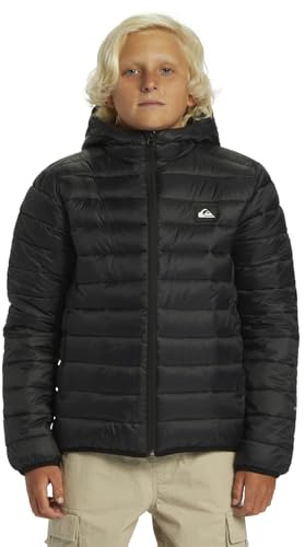Quiksilver Garçon Scaly Youth Veste, Noir, 12 Ans EU