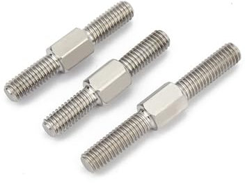YZADSXCL 1/2 Stück M4 M5 M6 M8 M10 M12 M16 Länge 30-150 mm Links- und Rechtsgewinde Doppelende Gewindestange Positive und Negative Gewindestange Stehbolzen Schraube(M12 x 40 1pcs)