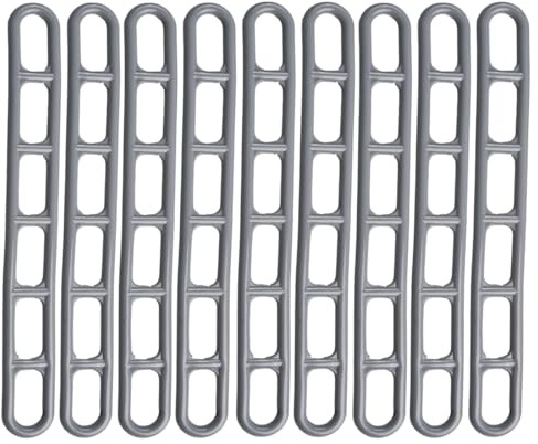 Etomvoop Lot de 50 sangles de tension en caoutchouc pour auvent de caravane extra robustes et résistantes aux vents/tempêtes avec 6 trous de montage ajustables