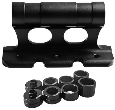 JNNJ Fahrrad Gabelhalterung, Fahrrad Schnellspanner Fahrradhalterung Auto Fahrradblock Gabelhalterung, Aluminium Fahrradträger Schnellspanner Fester Clip, Für Reise Transport Von Fahrrädern(Schwarz)