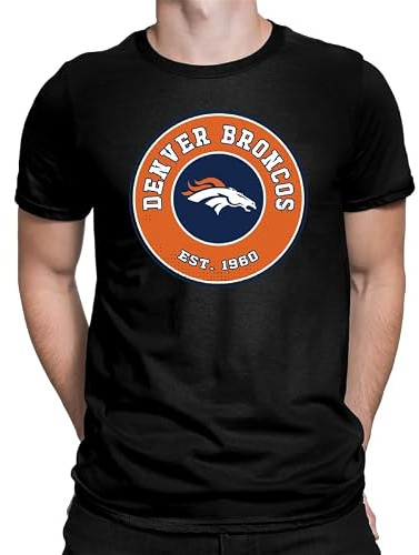 WriteFusion American Football Team Play Offs fotboll final 36., Denver Broncos svart m, L