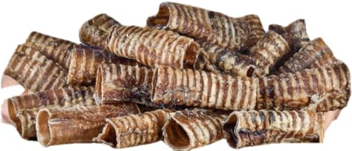 Dei NATURE Trachea di Manzo Naturale 600 GRAMMI, Masticativo per Cani, snack Naturale, Dieta Barf