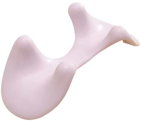 perfk Cuscino cervicale per collo, dispositivo cervicale, strumento per massaggio, facile da usare, cuscino multiuso, rilassante per il collo e la testa per, Rosa