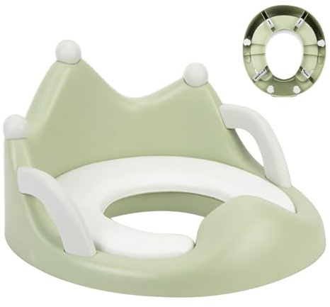 Siège de toilette pour enfant, siège d'entraînement toilettes, Siège de pot confortable avec poignées, Entraîneur de toilettes avec dossier, siège d'entraînement de pot Portable et étanche pour le Cam