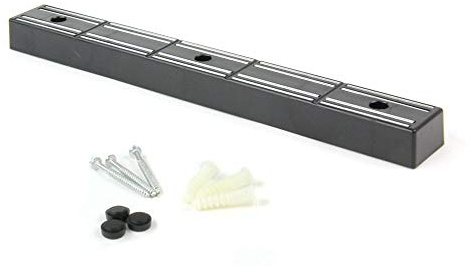 Magnet Expert 360 x 40 x 25 mm d'épaisseur Outil magnétique noir/couteau Porte-bagages (Pack de 1)