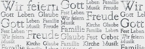 Transparentpapier Silver Style Worte, DIN A4, 5 Blatt