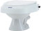 Invacare Toilettensitzerhöhung, Deckel, Toilettenaufsatz, 3 Höheneinstellungen, 6,10,15cm | 1er Pack