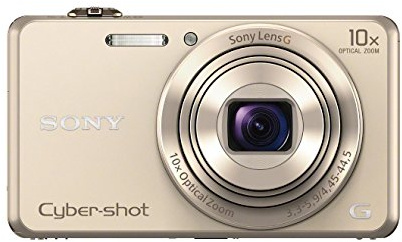 Sony DSC-WX220 Digitalkamera (18 Megapixel, 10-fach opt. Zoom, 6,8 cm (2,7 Zoll) LCD-Display, NFC, WiFi) gold