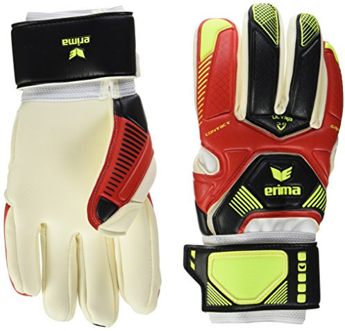 Erima Torwarthandschuhe Contact Ultra Grip, Rot/Schwarz, 12, 722511