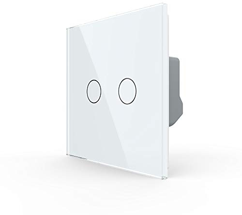 LIVOLO UE estándar con pantalla táctil interruptor de luz con pantalla LED de lujo cristal interruptor de cristal,VL-C702-11-A
