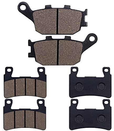Cyleto Bremsbeläge Vorne und Hinten für Honda CB 400 2004-2005 CBR 600 F 1999-2006 CBR 600 RR CB1300 2003-2004 CB 1300 A Superfour 2005-2009 CB 1300 SA 2005-2012