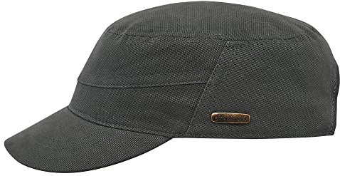 Sterkowski Modell Patrol | Baumwolle Sommer Schirmkappe für Herren und Damen | Military Cap Leichte Sport Sonnen Cabrio Baseball Visor Tactical Grau 56-57 cm