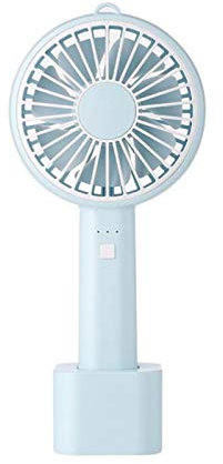 VIDOO Ventilador Portátil Mini USB Portátil con Carga De Escritorio Ventilador De Enfriamiento De Aire para - Azul