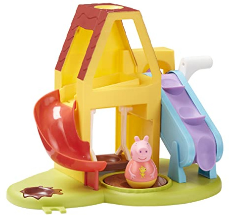 Peppa Pig Weebles Wind & Wobble Playhouse, First, Preschool Toy, Imaginative Play, Gift for 18 Months+
