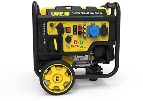 Champion Power Equipment 3600 Watt Dual Fuel Digital Hybrid Inverter – 224cc Engine, 18 hour run time, Ultra-Quiet & Light, Clean Power Hybrid Generator, Economy Mode to Save Fuel & Surge Protection