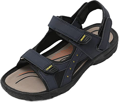 JOMIX Sandales de Randonnée Homme Sandales Homme d'été Chaussures de Marche Homme pour Extérieur Sport (Marine, 43)