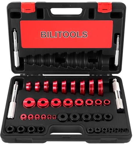 BILITOOLS Bearing Press Kit, 43 Piece Bearing Race and Seal Driver Set, Seal Driver Installer Set for Bearing Installation