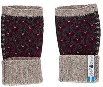 ÖJBRO VANTFABRIK – Fästfolk Embla & Erling – Pulswärmer/Armstulpen Damen, fingerlose, aus 100% Merinowolle, warm & weich, gestrickt, folkloristisches nordisches Design