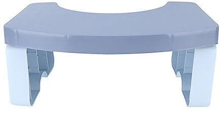 HUSHUI Faltbarer Toilettenhocker aus Polypropylen, tragbar, Hocker, gesunde Geschenke, Reisen (blau)