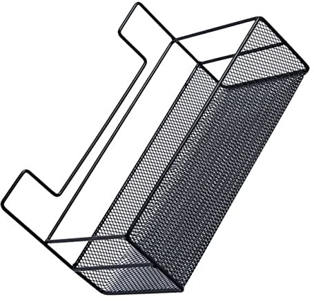MAGICLULU Schrank Regale Regal Schwarze Waschlappen Badezimmer über dem WC-Organizer Handtuch Handtücher Badezimmerorganisatoren und -aufbewahrung Schranktür-Organizer Kein Stanzen Leiste