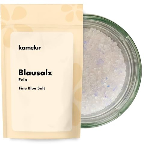 Kamelur Sale blu fine 600 g - sale cristallino blu, raro sale gourmet