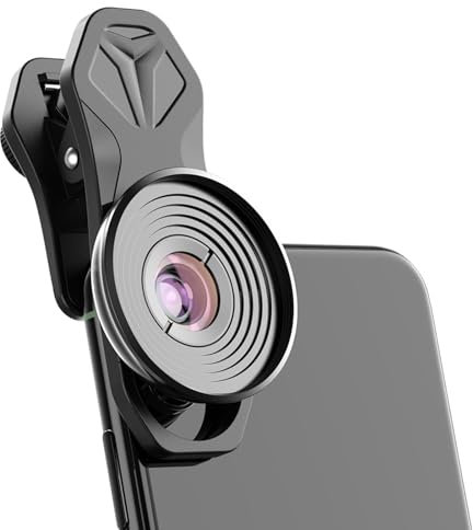 Macro PHELLE LENS, Kit per Lenti Macro 10x per Smartphone con Clip Universale, Obiettivo Macro Fotografia Professionale per la Maggior Parte dello Smartphone Android I Phone
