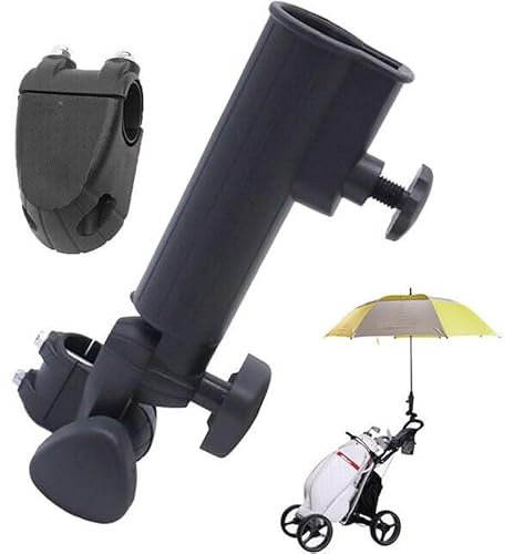 Mounteps Golf Trolley Regenschirm Halter Stand für Powakaddy Motocaddy Universal Push Cart