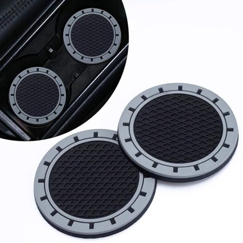 BUVBRJDR 2 Pcs Posavasos Coches, para BMW Serie 3 F30 F31 F35 F32 F33 E90 E91 Antideslizante Soporte Vasos Fombrilla Soporte Bebidas Coche Almohadilla Interiores Accesorios,B