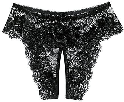 Générique String Ficelle élastique Femme Slip Thong String Ouvert Femme Sexy Chic Dentelle Coquine Hot Tanga Femmes Sexy Chic Sexys Culotte Hipster Sexys Érotique Nuisettes Transparente Culottes…