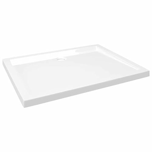 Piatto doccia ABS rettangolare 70 x 90 cm – Fibra di vetro rinforzata e durevole per cabine doccia – Ideale per bagni moderni – Montaggio facile e facile da pulire