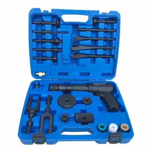 Pneumatic Concrete Breaker Ball Joint Auto Repair Tool Remover Flat Point Chisel Plane Air Hammer kit
