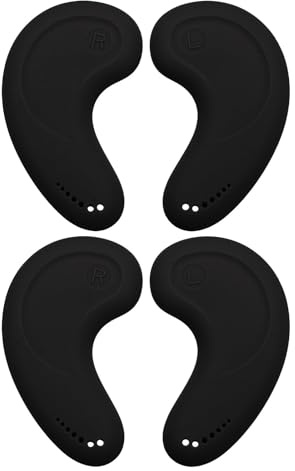 Healeved 1 Set Ear Covers For Hair Dye - Heat Resistant Silicone Ear Protection Covers - Black Dyeing Earmuff Protector Shields For Salon Hair Dye/Dryer Coloring Supplies